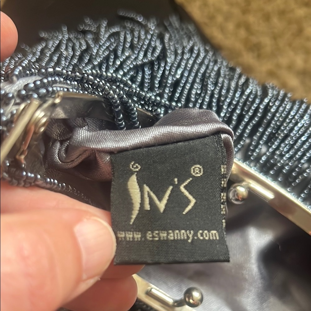 Fringe Beaded Statement Evening Bag - image 5